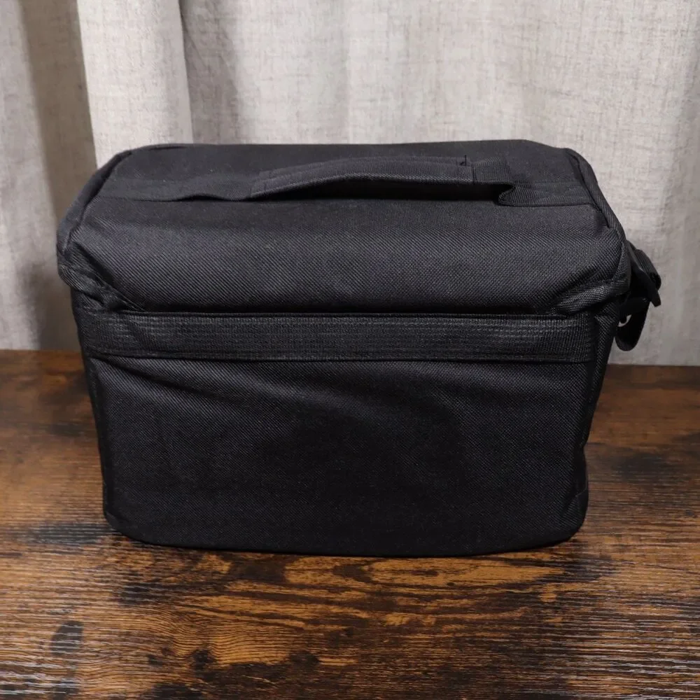 ZitZee Tech DSLR Camera Camcorder Bag Case Padded Divider Black